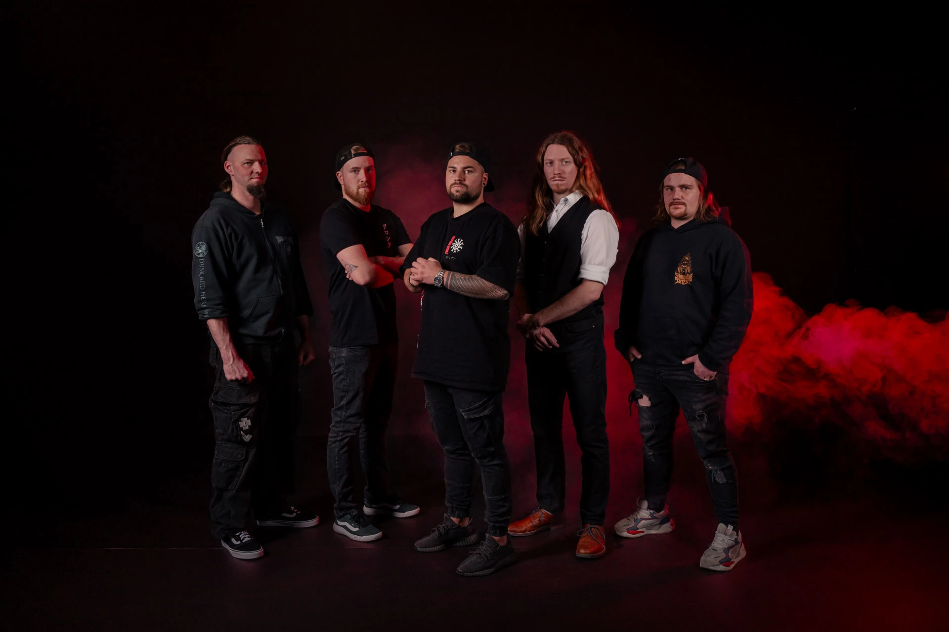 Die Band Mitglieder von Nice To Eat You.