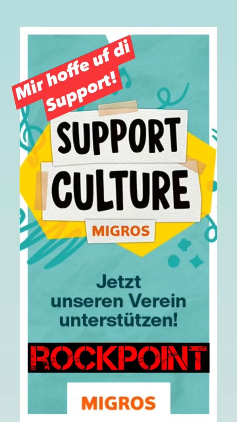 #supportculture der Migros - ROCKPOINT